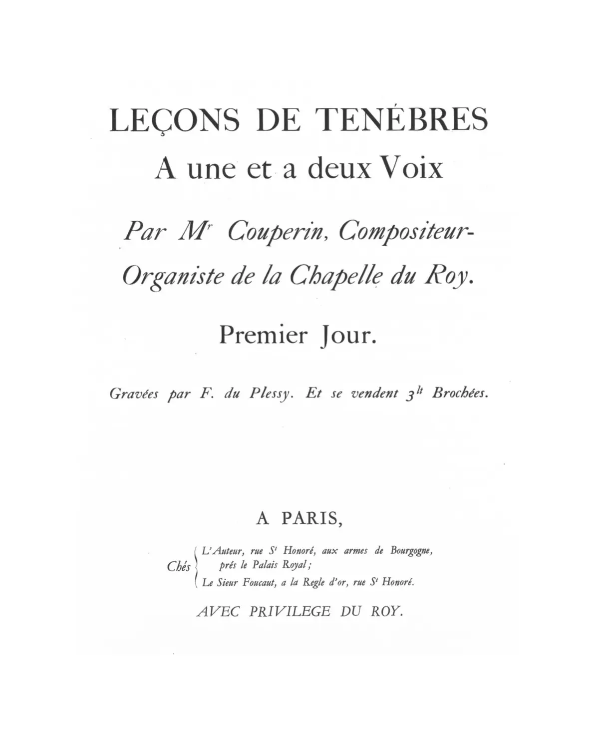 Leçons de ténèbres - Page 1