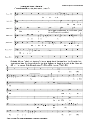 Memorare Mater Christi a 7