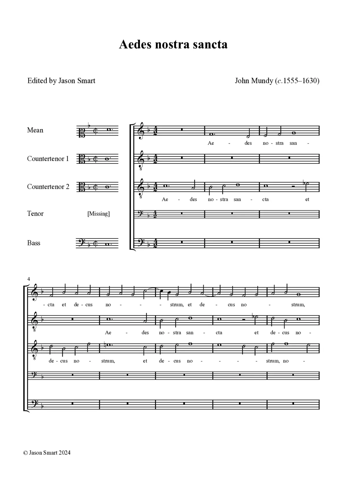 Aedes nostra sancta - Page 1