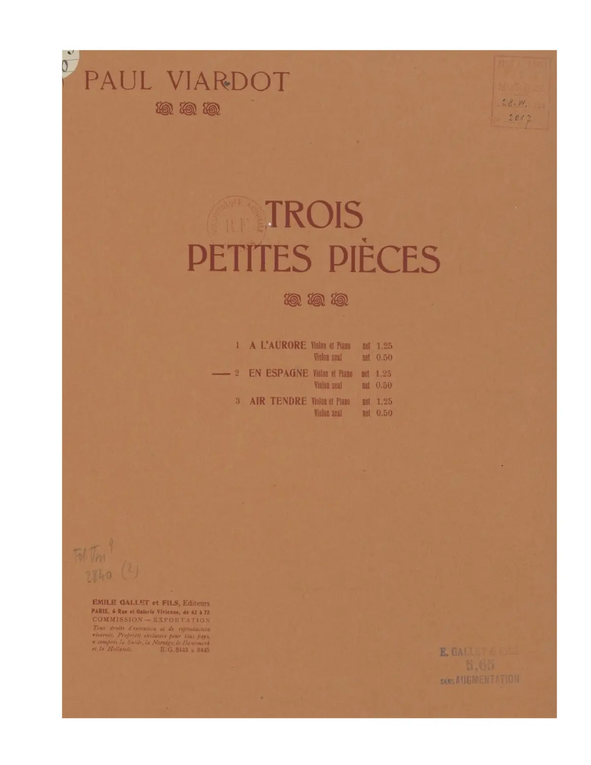 3 Petites pièces - Page 1