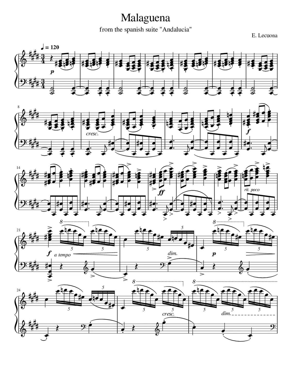 malaguena - Page 1