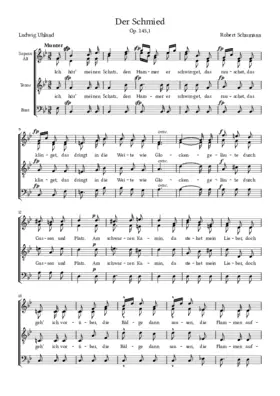 Der Schmied, Op. 145, No. 1