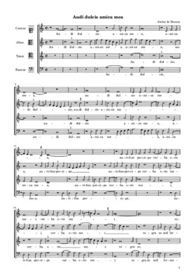 Audi dulcis amica mea