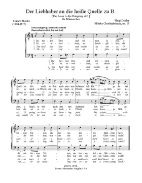 Der Liebhaber and die Quelle zu B.