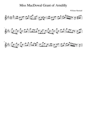 Miss MacDowal Grant of Arndilly