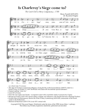 Is Charleroy's Siege come to? Z 257