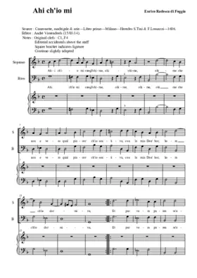 Ahi ch'io mi