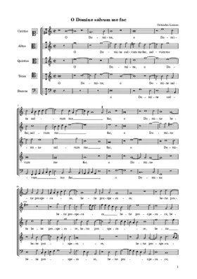O Domine salvum me fac