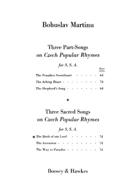 3 Písně posvátné