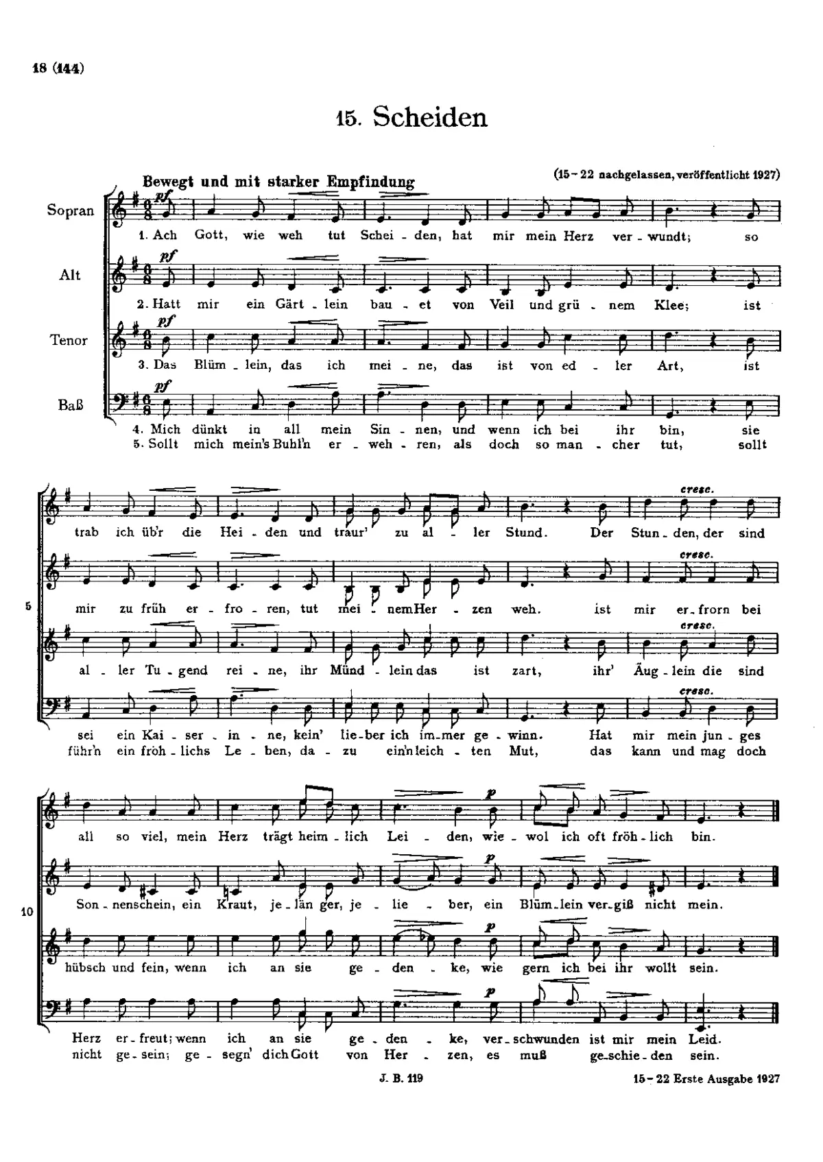 12 Deutsche Volkslieder - Page 1
