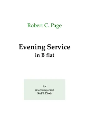 Evening Service in B flat