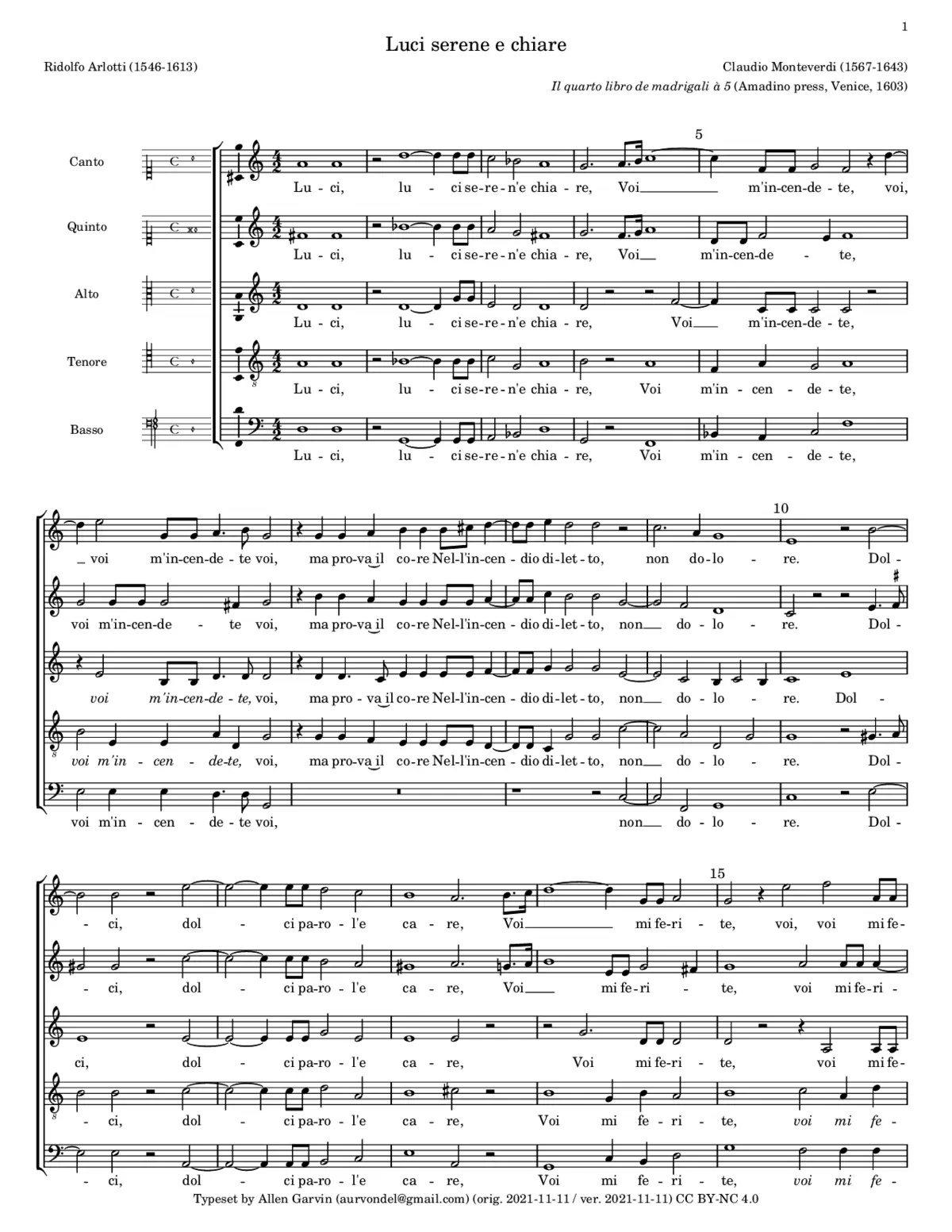 Luci serene e chiare - Page 1