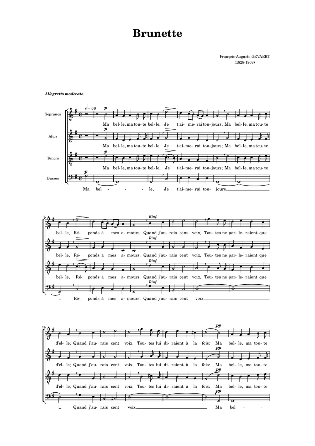 Brunette - Page 1