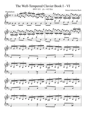 Prelude and Fugue in D minor BWV 851