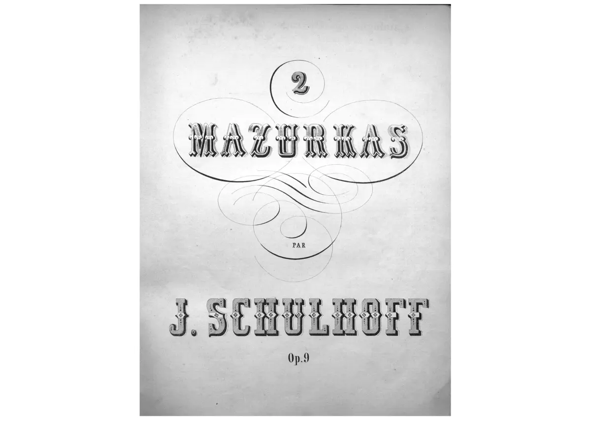 2 Mazurkas pour piano - Page 1
