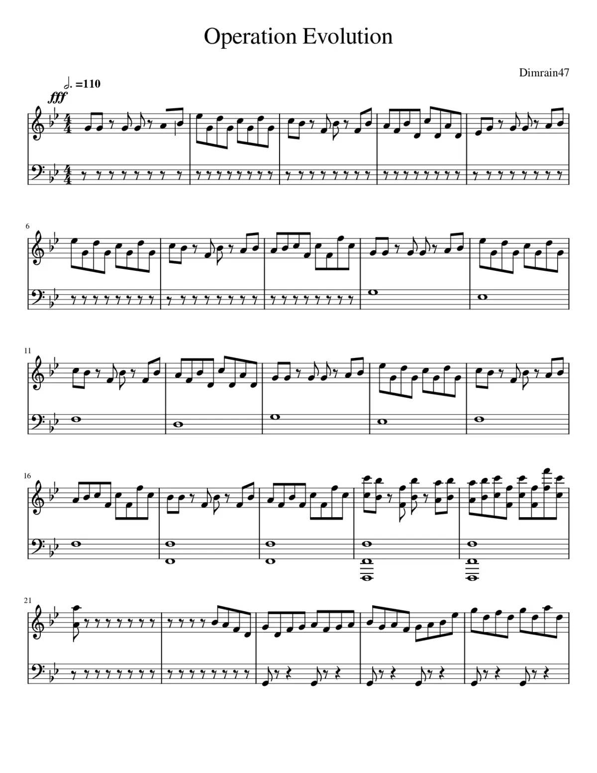 Operation: Evolution - Page 1