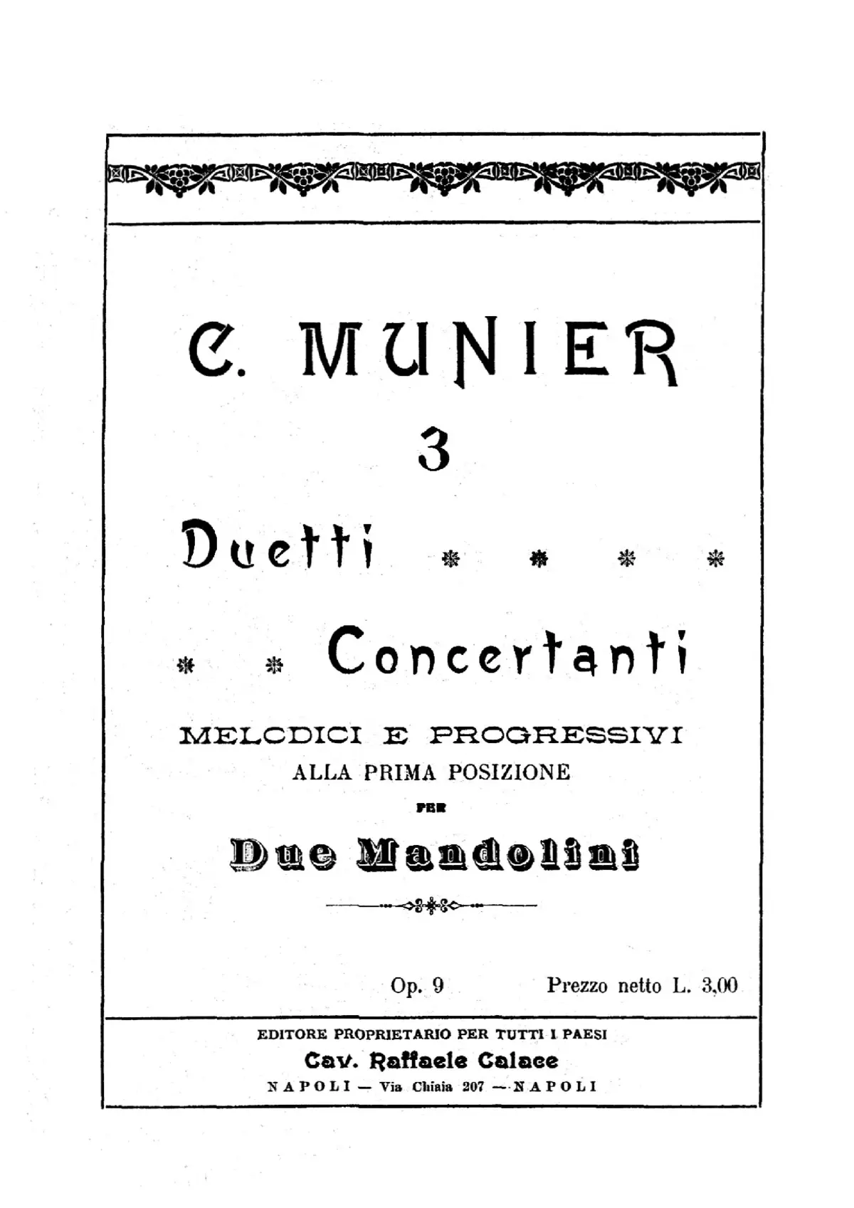 3 Duetti Concertanti - Page 1