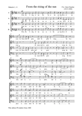 From the rising of the sun