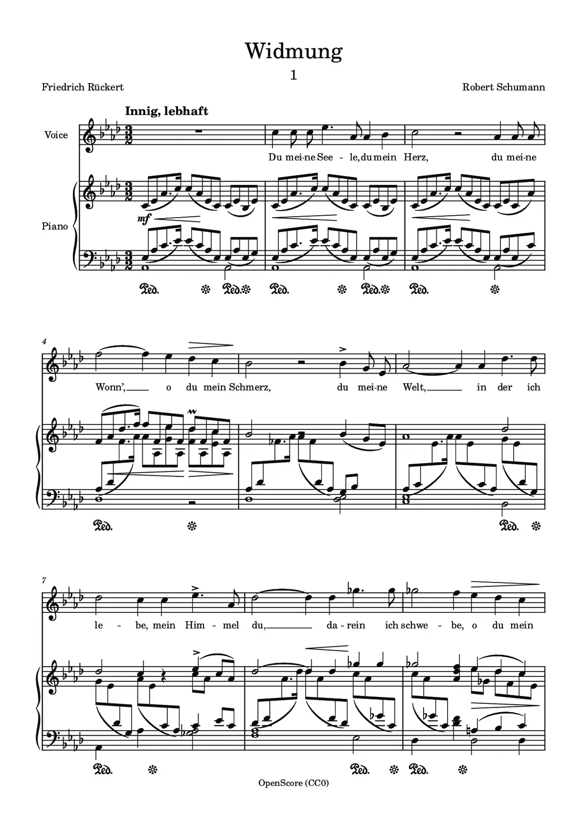 Widmung - Page 1