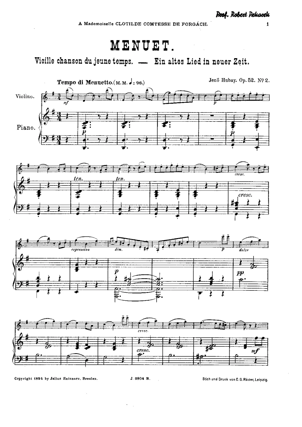 3 Morceaux - Page 1