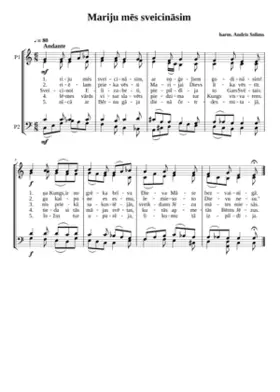 Mariju mÄs sveicinÄsim