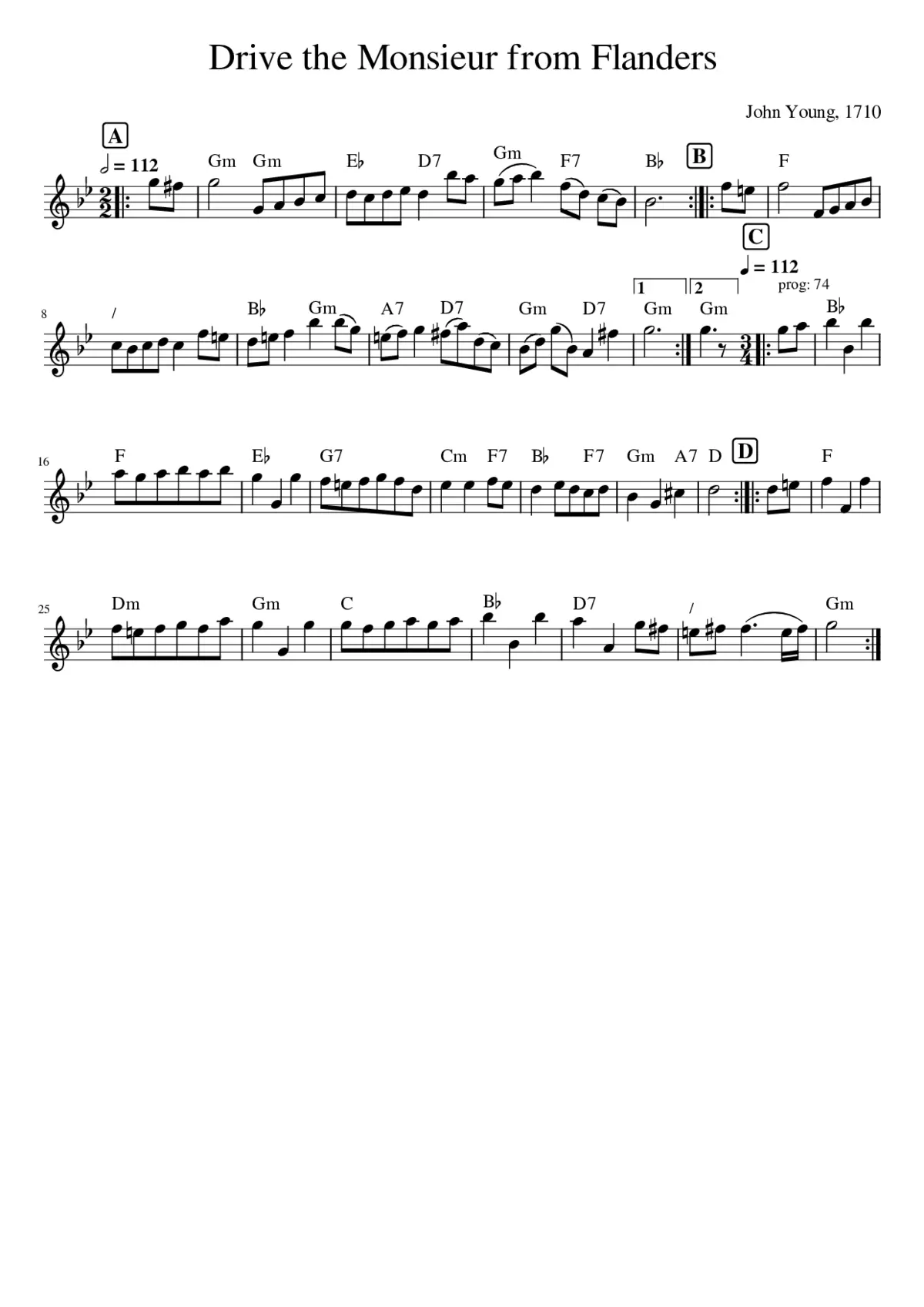 Drive the Monsieur from Flanders - Page 1