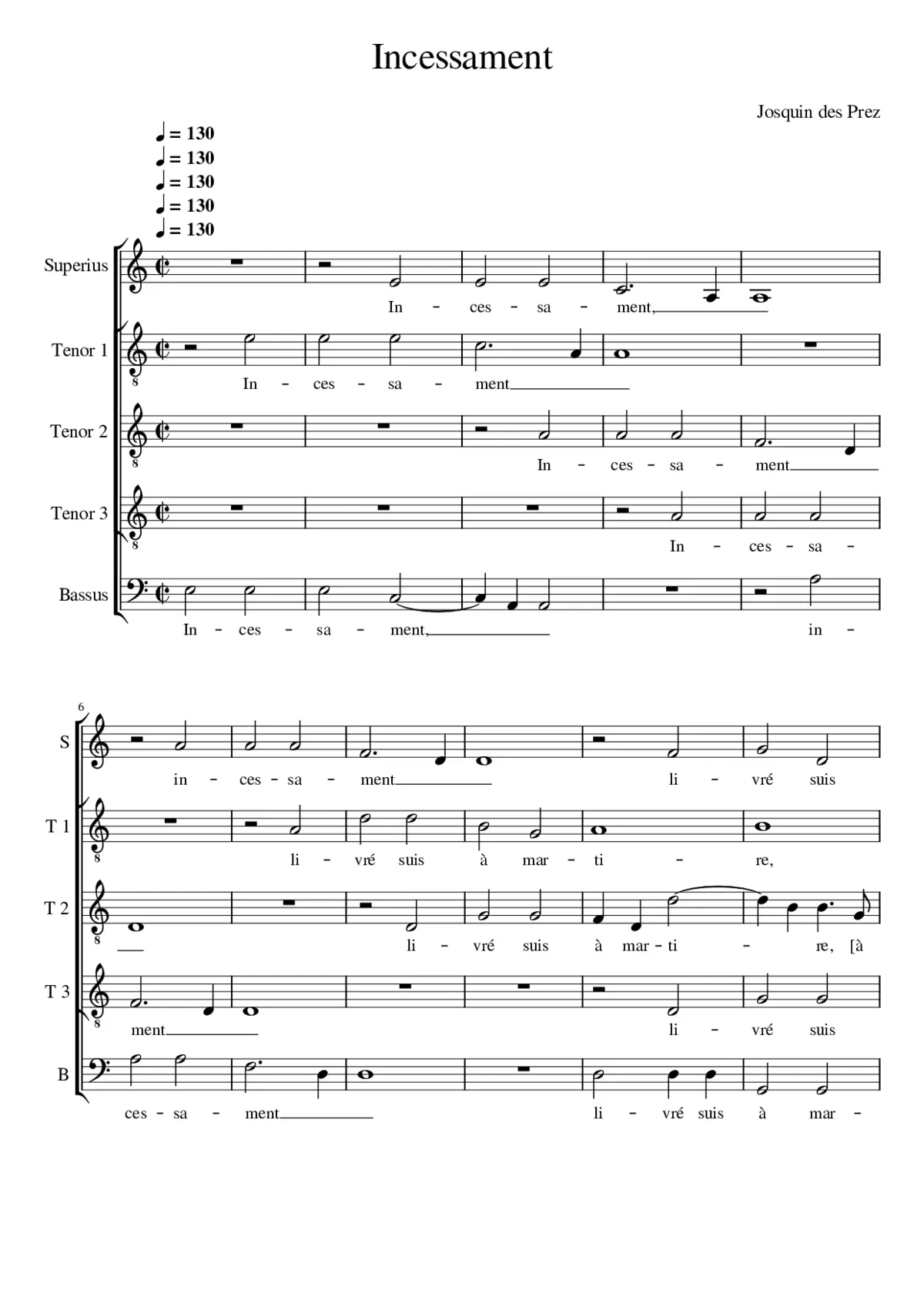 Incessament - Page 1