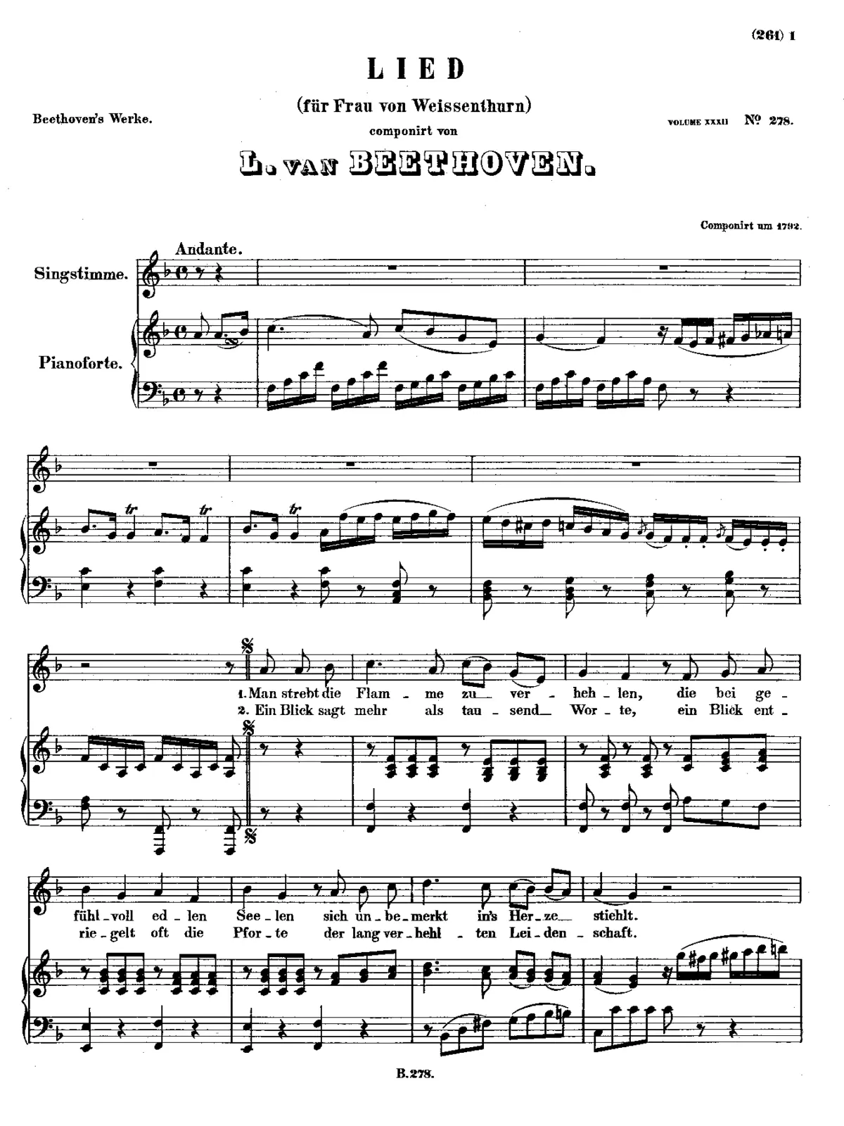 Man strebt, die Flamme zu verhehlen - Page 1