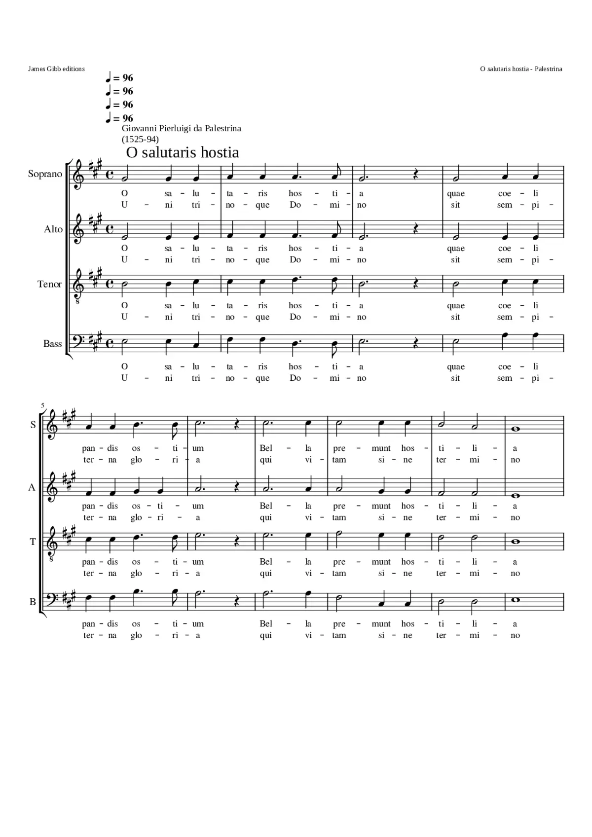 O salutaris hostia - Page 1