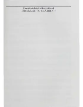 Israel es tu Rex a 4