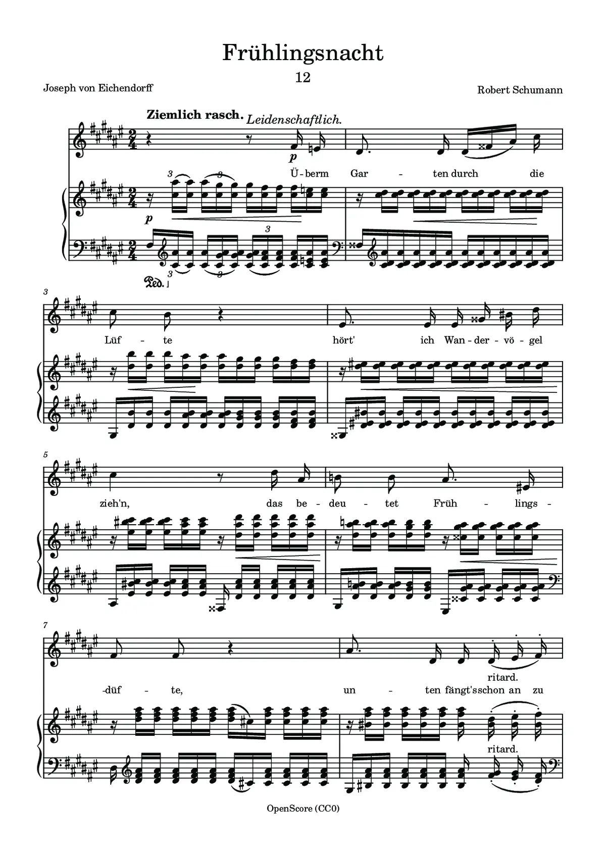 Frühlingsnacht - Page 1