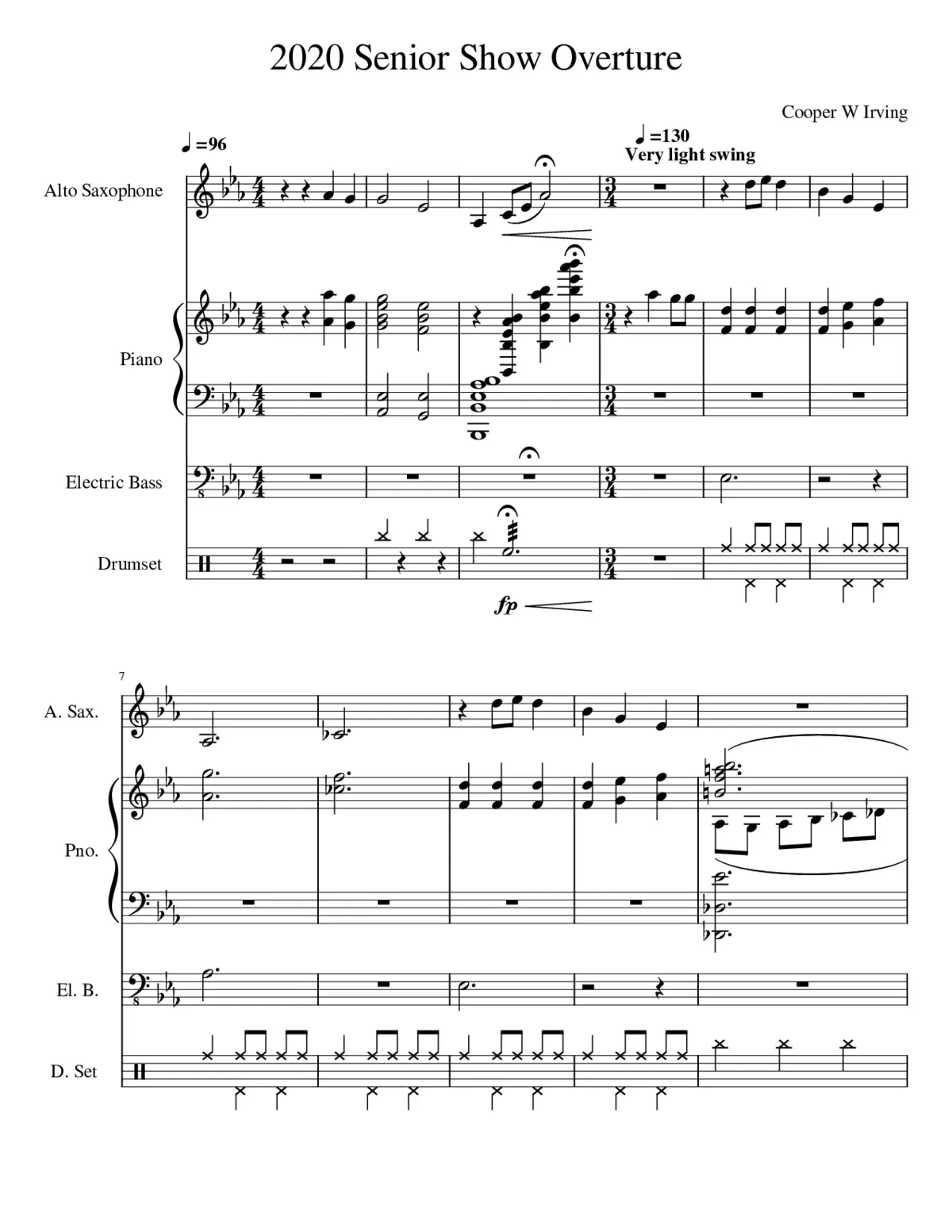 2020 Senior Show Overture - Page 1