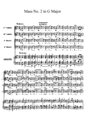 Mass No. 2 in G Major