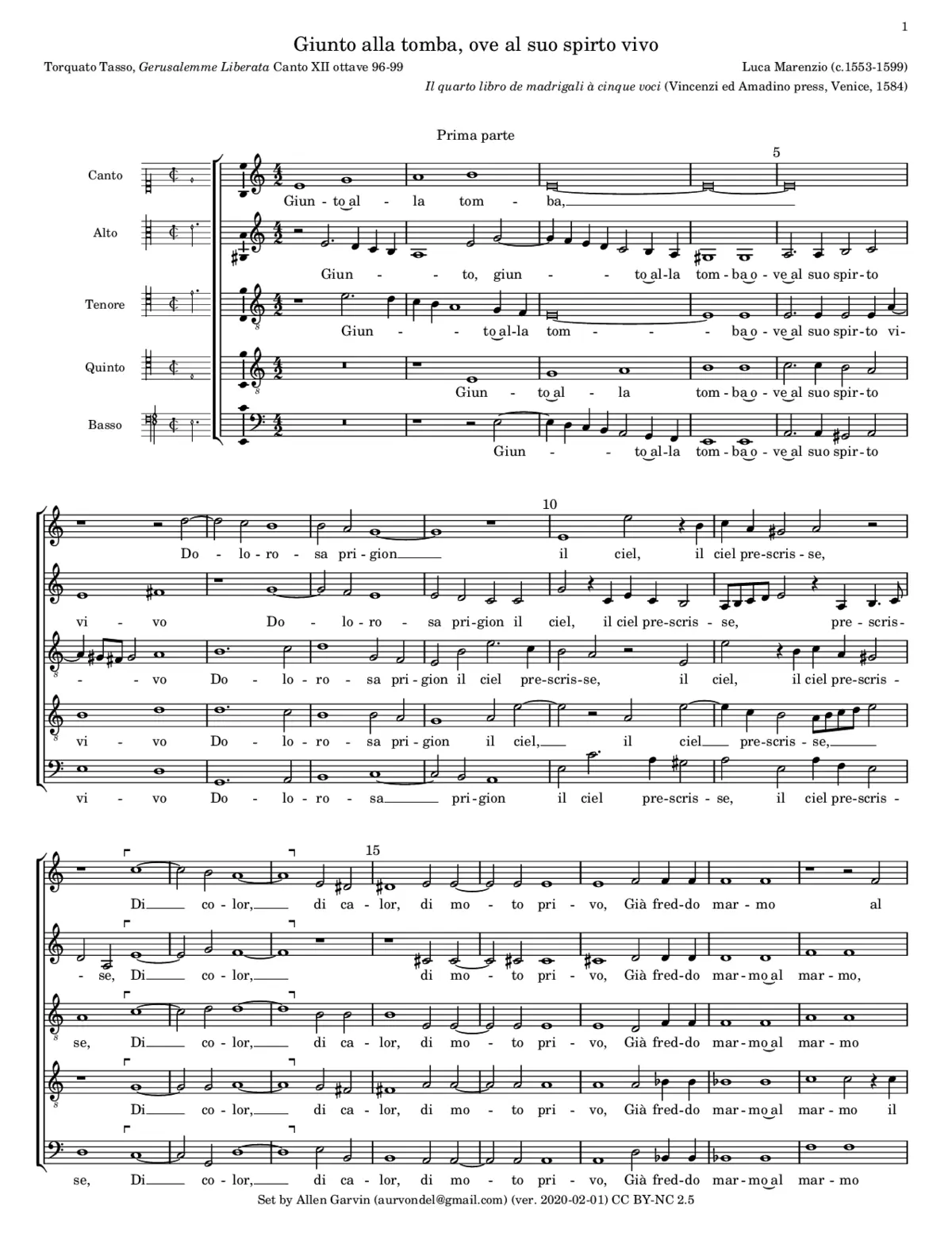 Giunto a la tomba - Page 1
