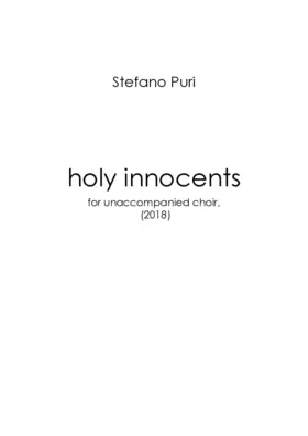 Holy Innocents (a lullaby)