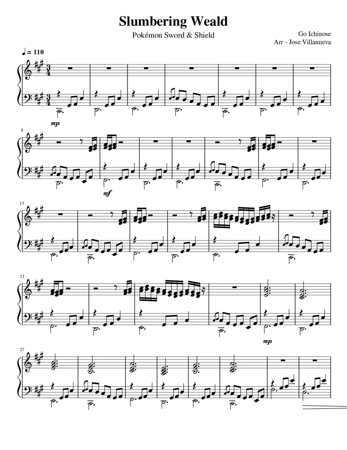 Pokémon Sword and Shield Slumbering Weald - Page 1