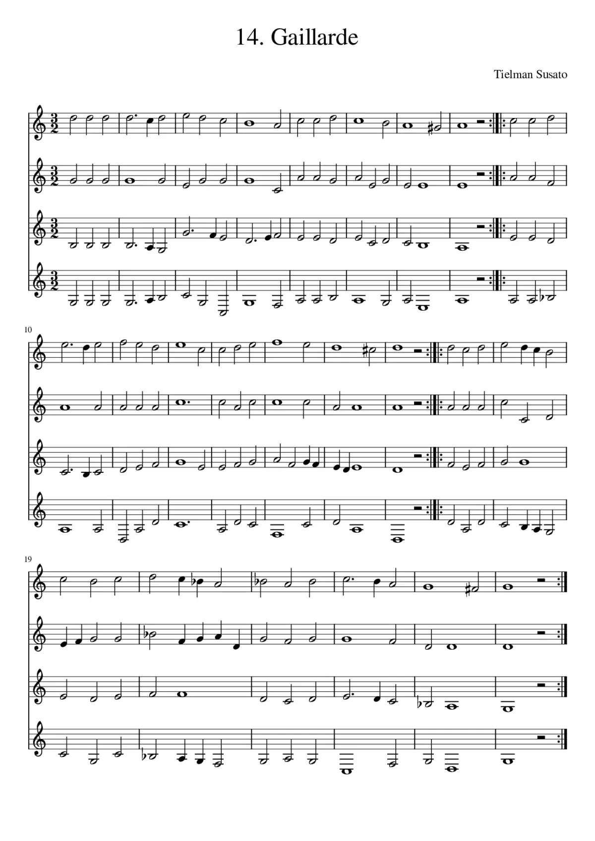 14. Gaillarde - Page 1