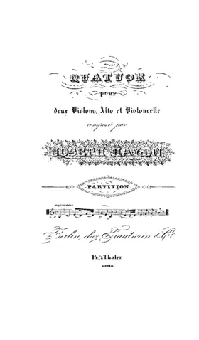 String Quartet in C major