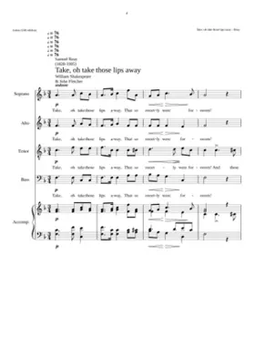 Take O take those lips away