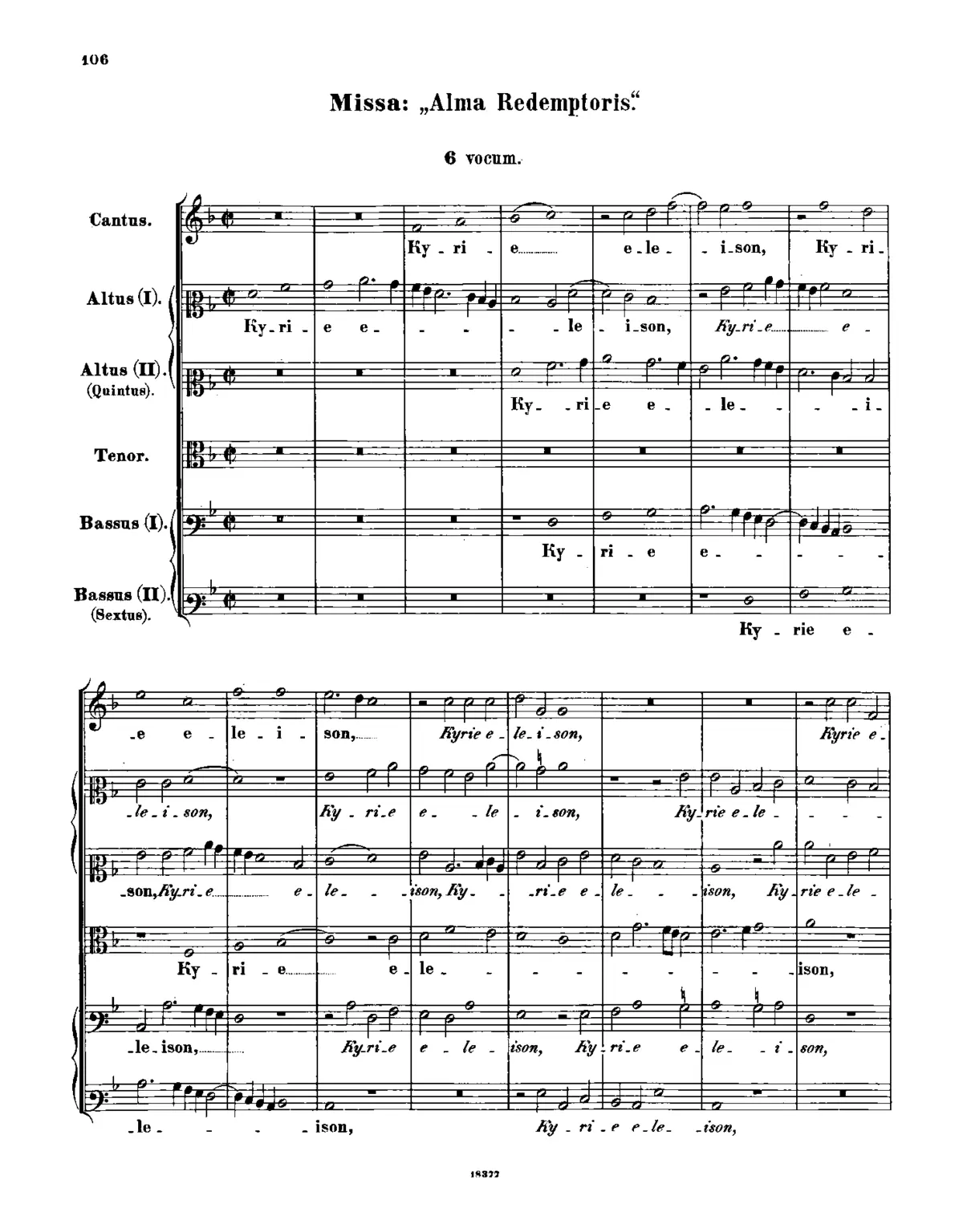 Missa Alma redemptoris - Page 1