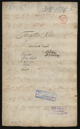 Concerto for Oboe and Bassoon in C minor