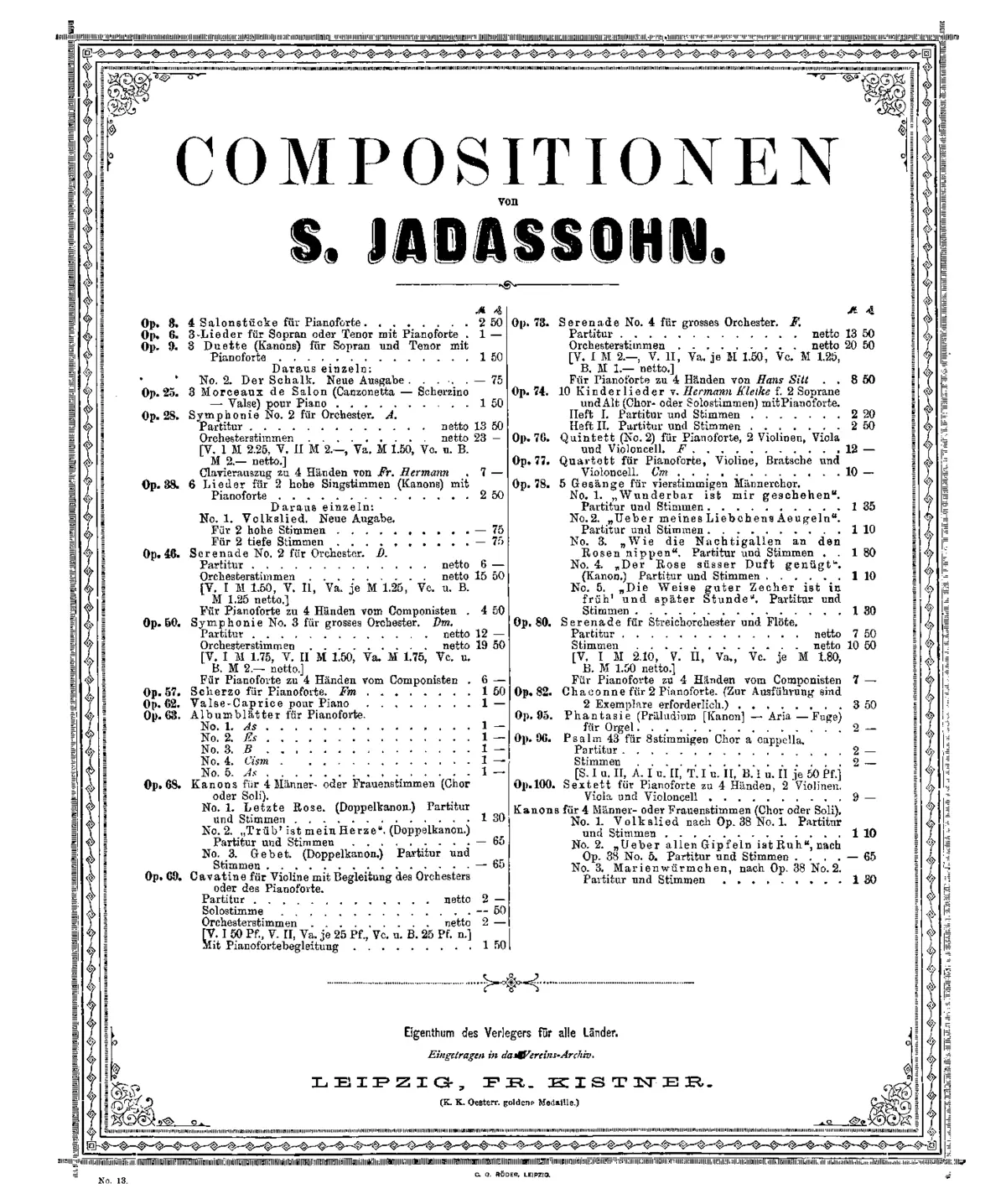3 Morceaux de salon - Page 1