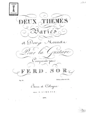 2 Varied themes and 12 minuets