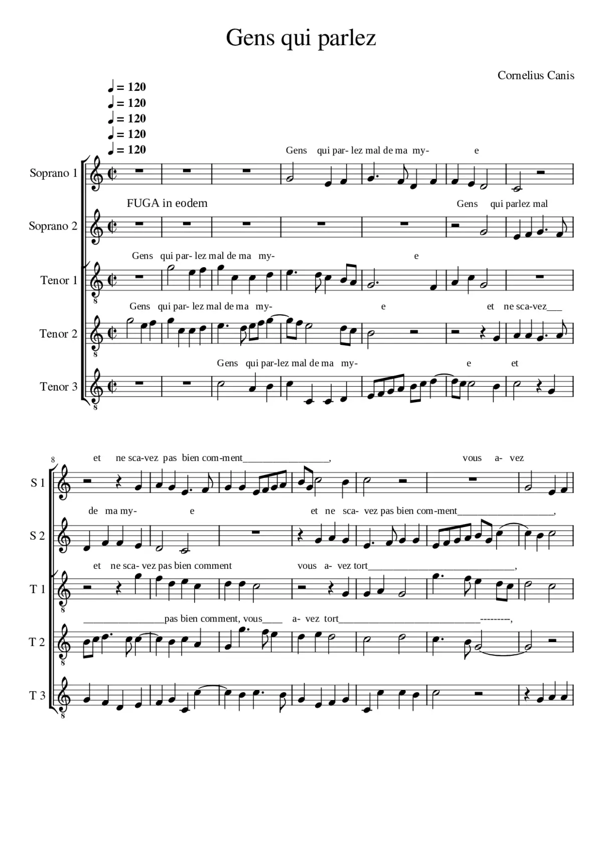 Gens qui parlez - Page 1