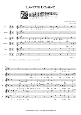 Cantate Domino