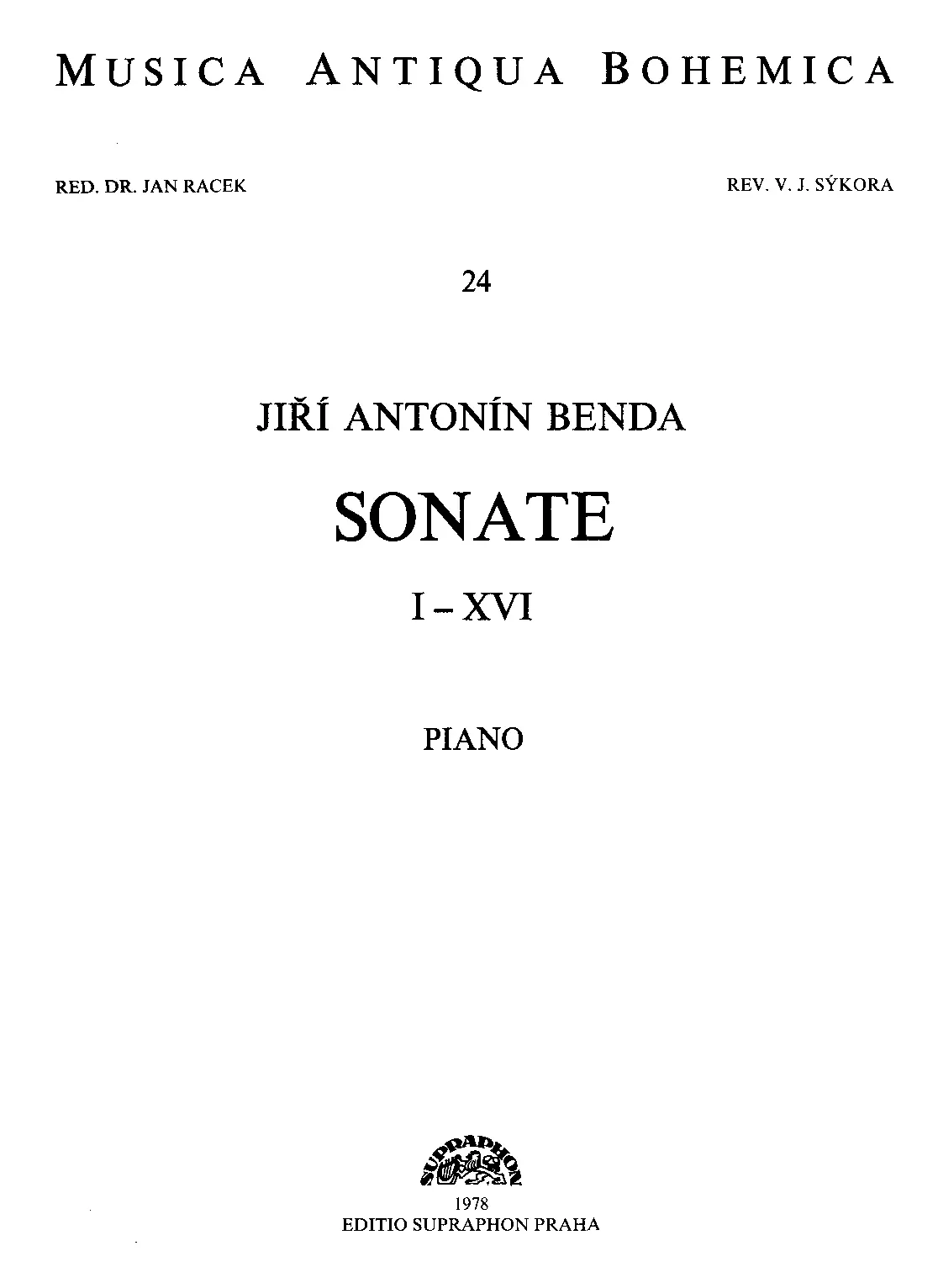16 Piano Sonatas - Page 1
