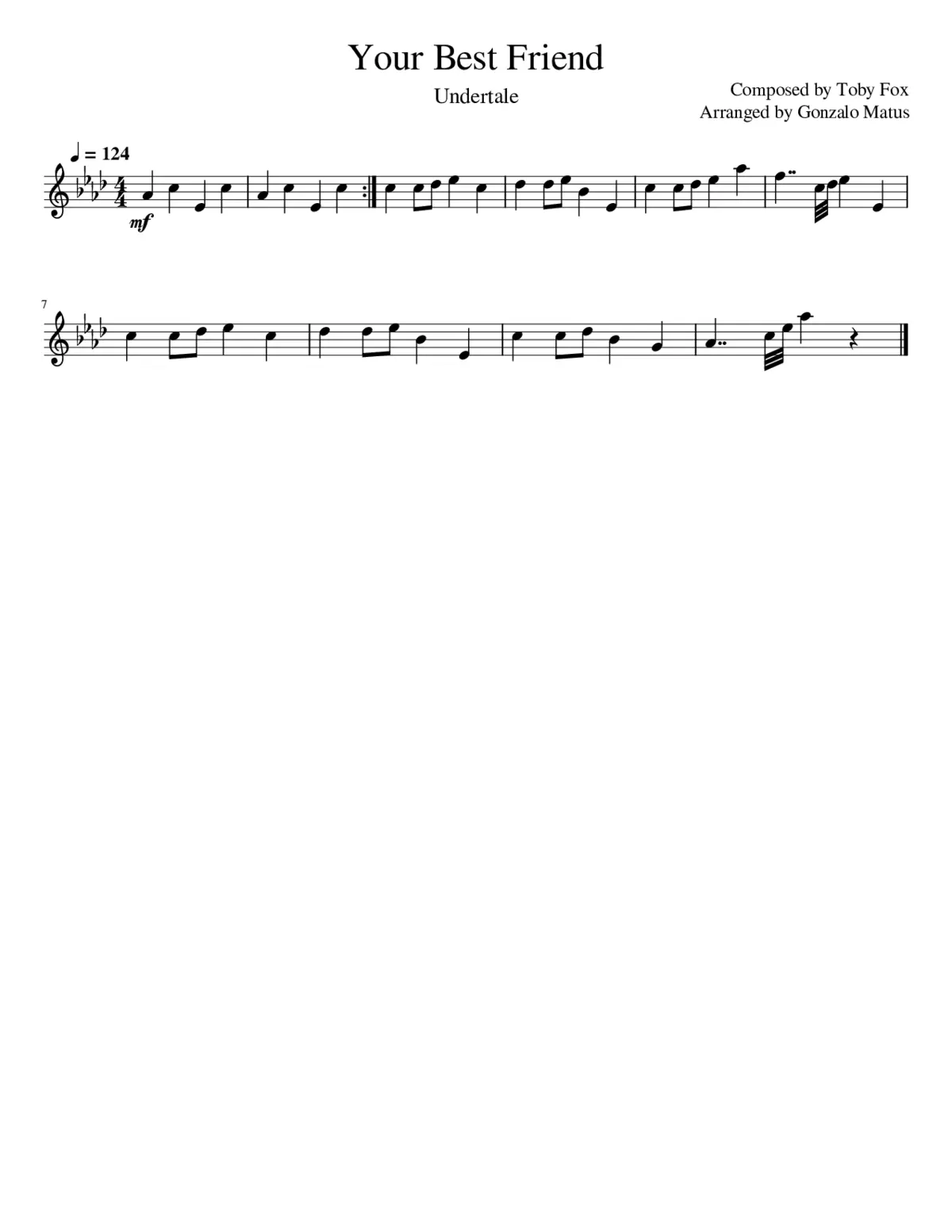 Your Best Friend - Violin Solo - Page 1