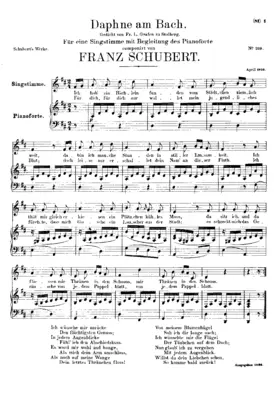 Daphne am Bach, D.411