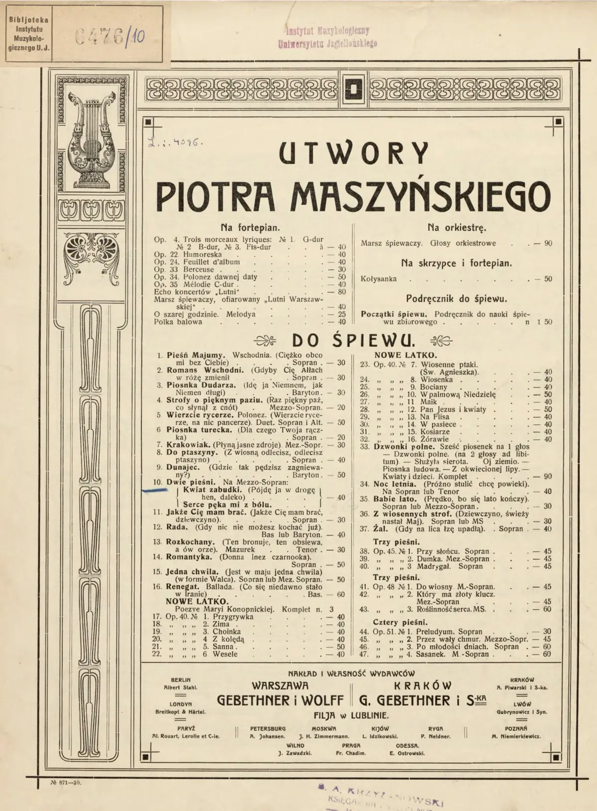 2 Pieśni - Page 1