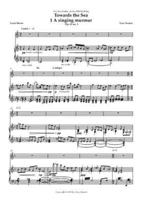 Towards the Sea: songs on poems by Louie Horne